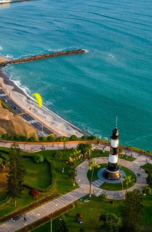 Paisaje y vistas de Miraflores