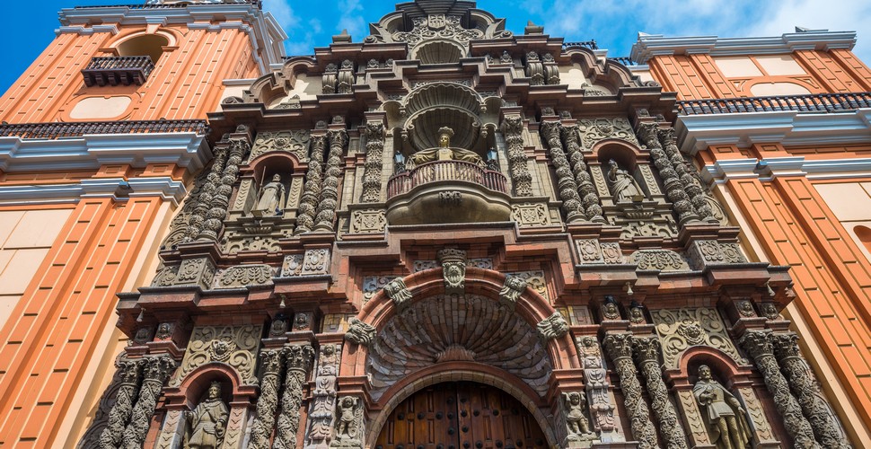 Iglesia de La Merced en el Centro Histórico de Lima